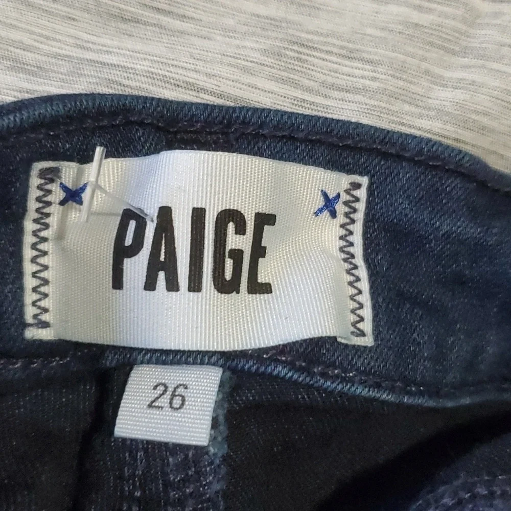 Paige jeans women's size 26 size 2 US dark medium blue Verdugo ankle